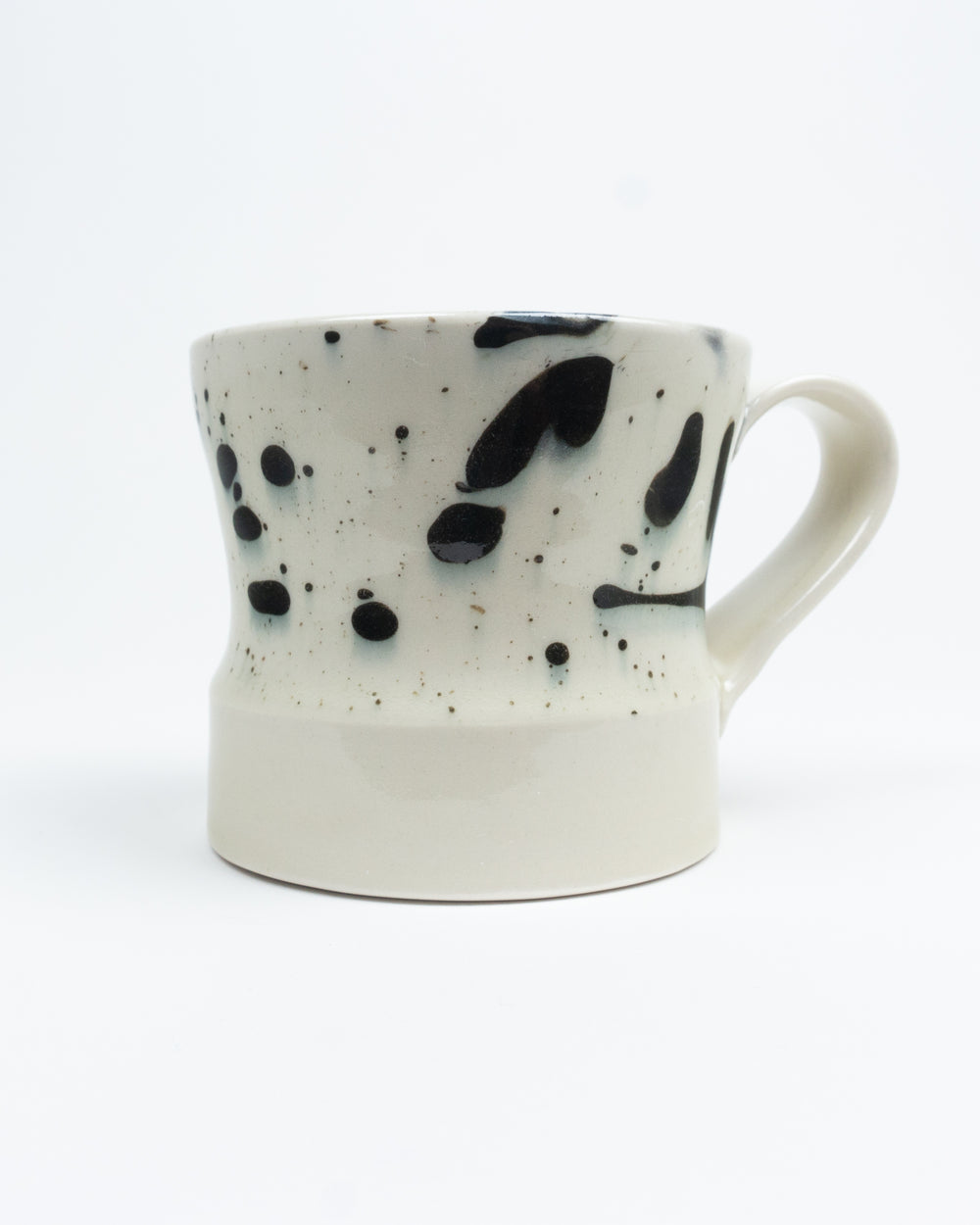 12oz Black and White Marbleware Beaker Mug